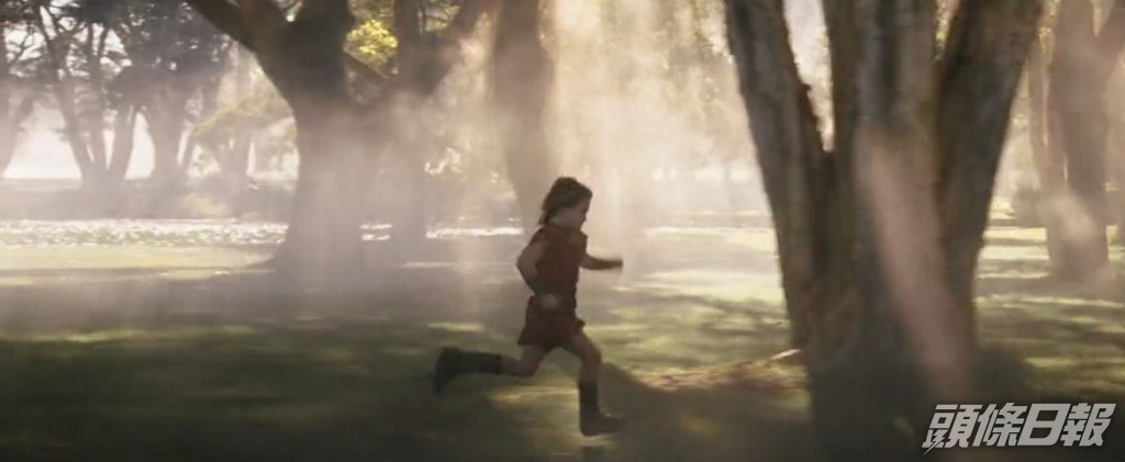 預告中雷神的童年，是由基斯的兒子扮演。